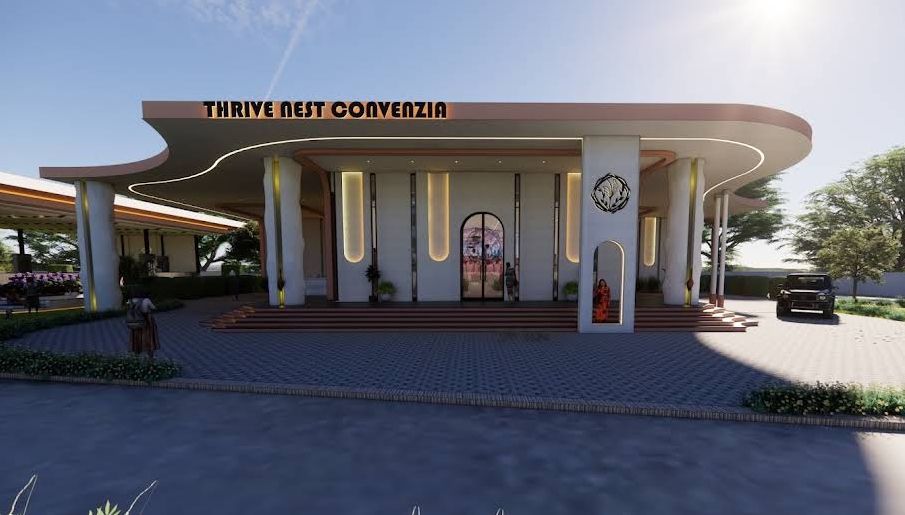 Thrive Nest Convenzia wedding venue and convention hall building in Kongarakalan, Hyderabad